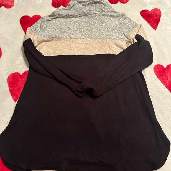 NWT Market & Spruce Cameron Cowl Neck Brushed Sweatshirt - Picture 6 of 11